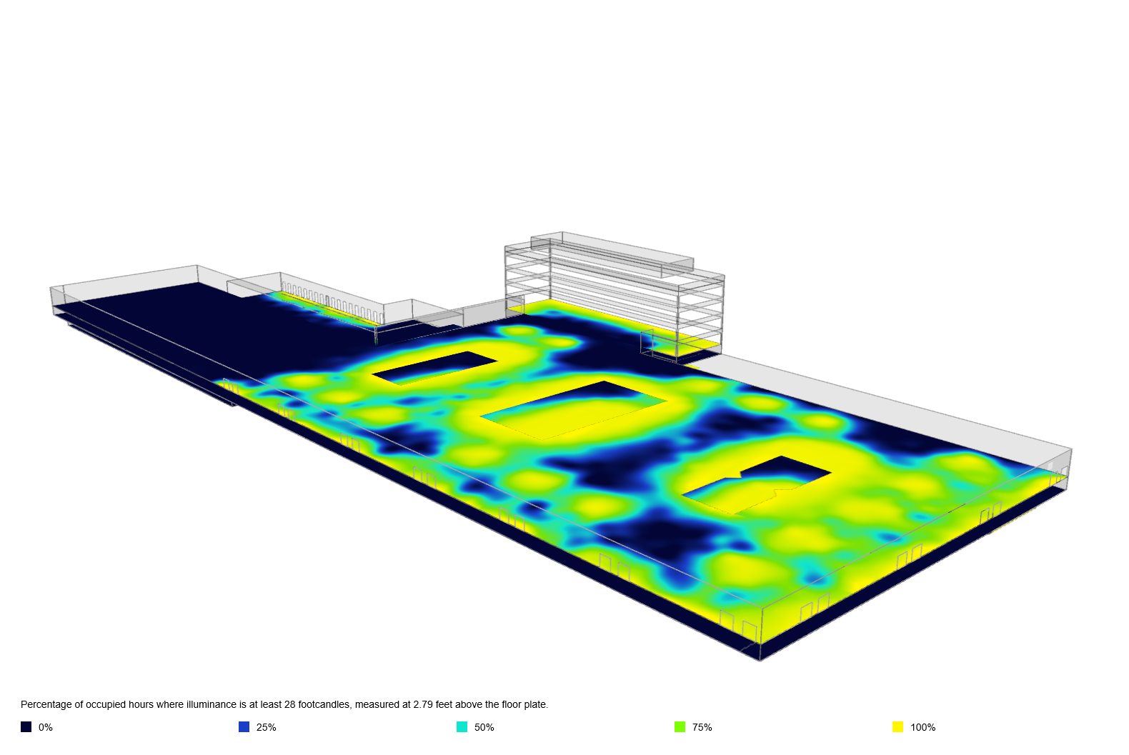 Post HTX - Proposed Roof Scenario 3 - Atrium - Floor 4